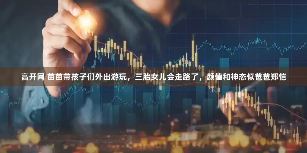 高开网 苗苗带孩子们外出游玩，三胎女儿会走路了，颜值和神态似爸爸郑恺